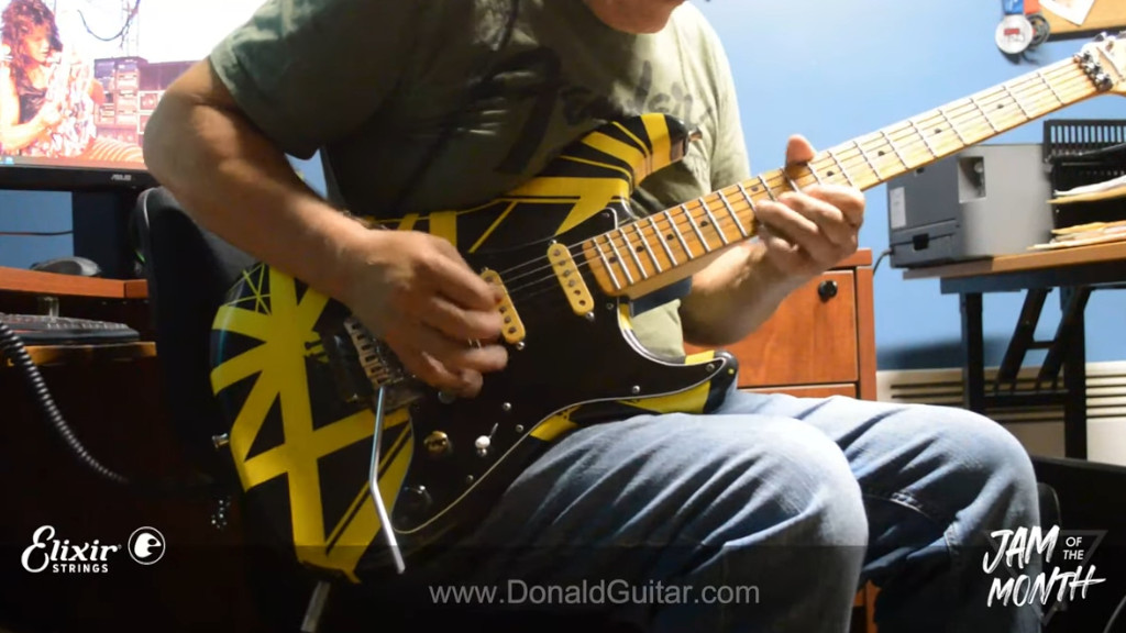 JTC Jam of the month August guitar solo – C# Aeolian : Donald Loignon - guitariste