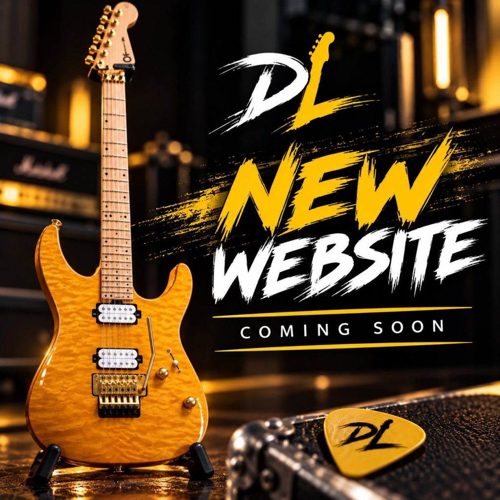Donald Guitar: gold guitar and new website announcement