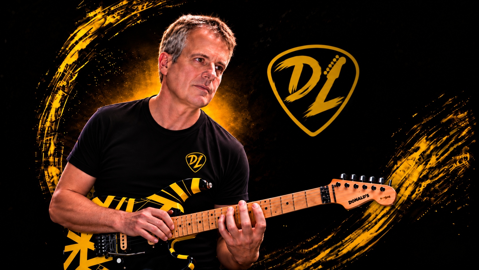 Donald Loignon à la guitare